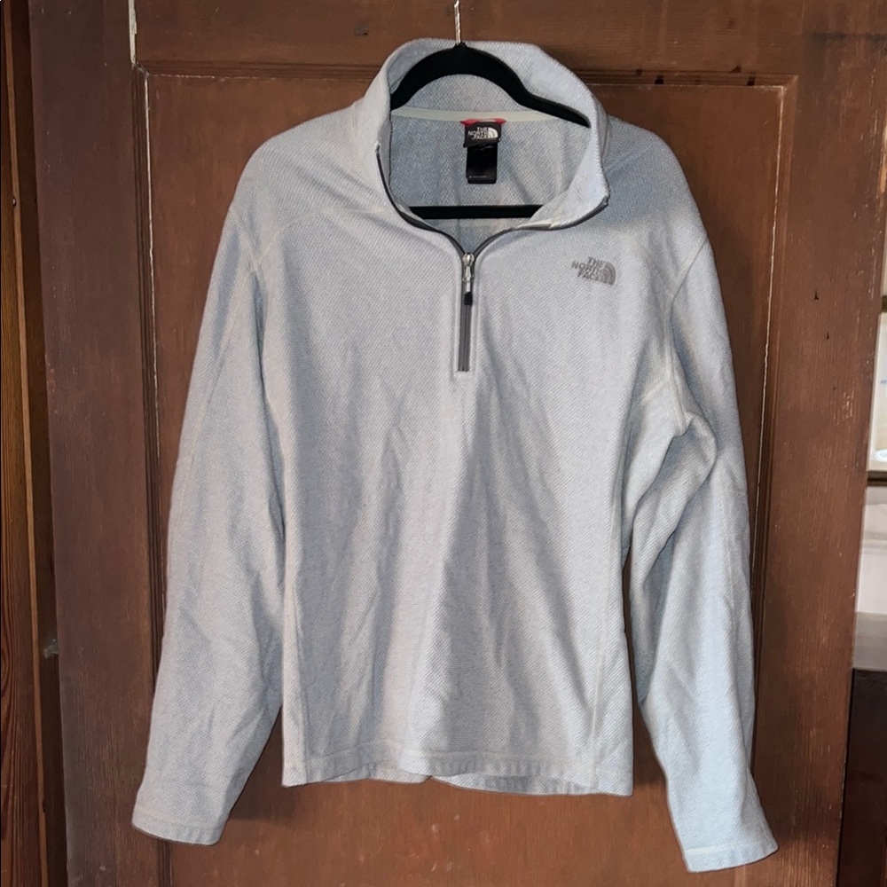 The North Face Gray Zip Up Sweater